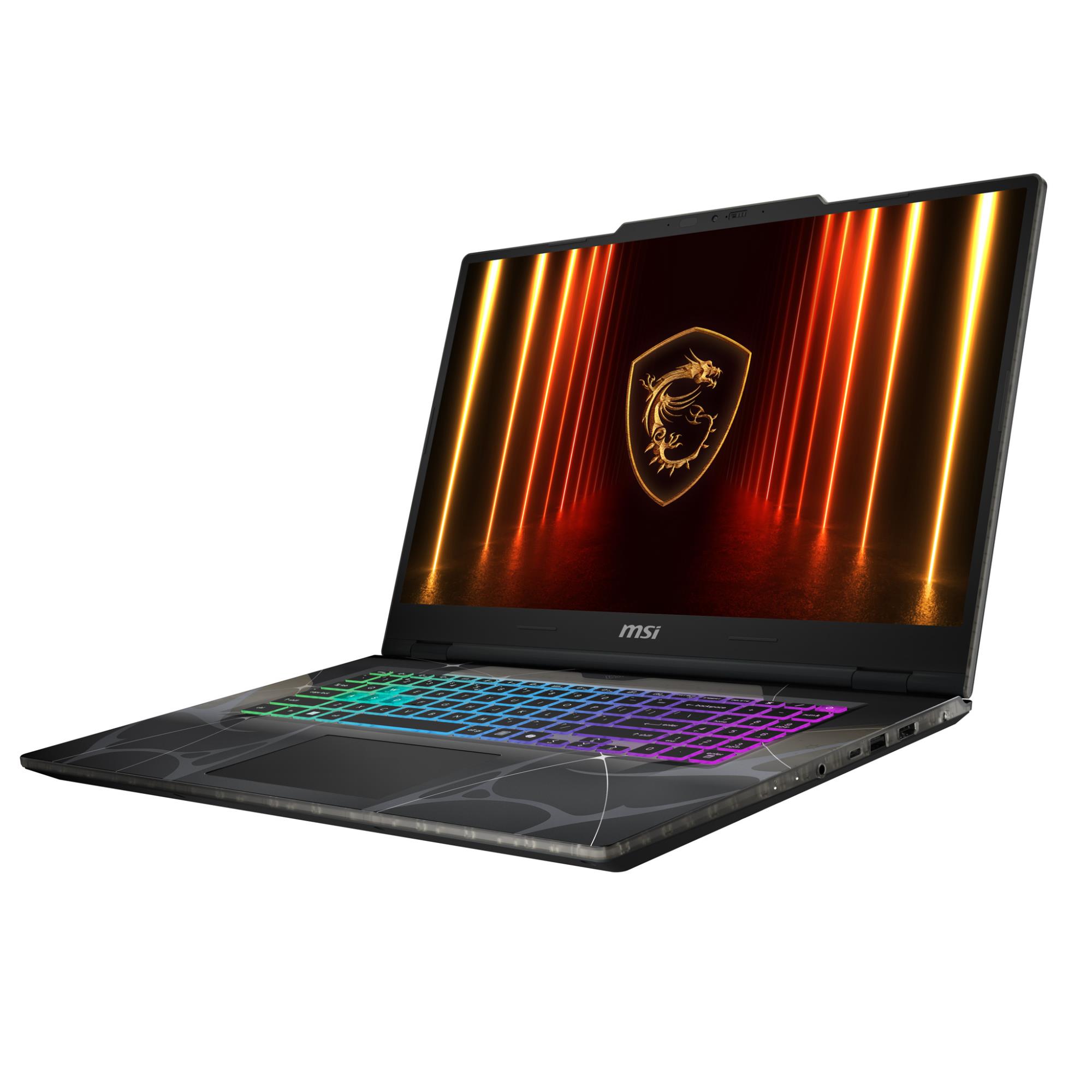 Notebook|MSI|Cyborg|17 B13WGKG|CPU Intel® CoreT i7|i7-13620H|17.3 "|1920 x 1080 pixels|RAM 16 GB|DDR5-SDRAM|SSD 1000 GB|Discrete graphics NVIDIA GeForce RTX 5070|8 GB|On-board graphics Yes|Numeric keypad Yes|OS installed Windows 11 Home|Colour Black|Weigh