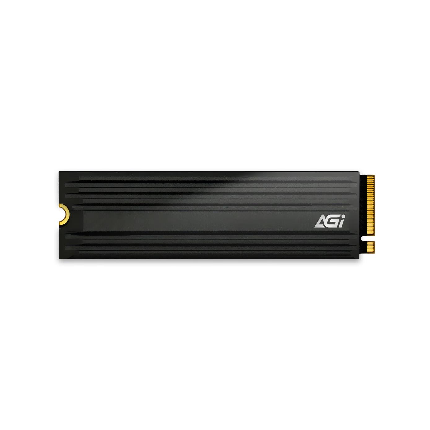 SSD|AGI|750xTBW rating|MTBF 2000000 h|Read speed 7400 MB/s|Write speed 5200 MB/s|NVMe Yes|PCI Express 4.0|M.2|1000 GB|AGI1T0G44AI828-CB