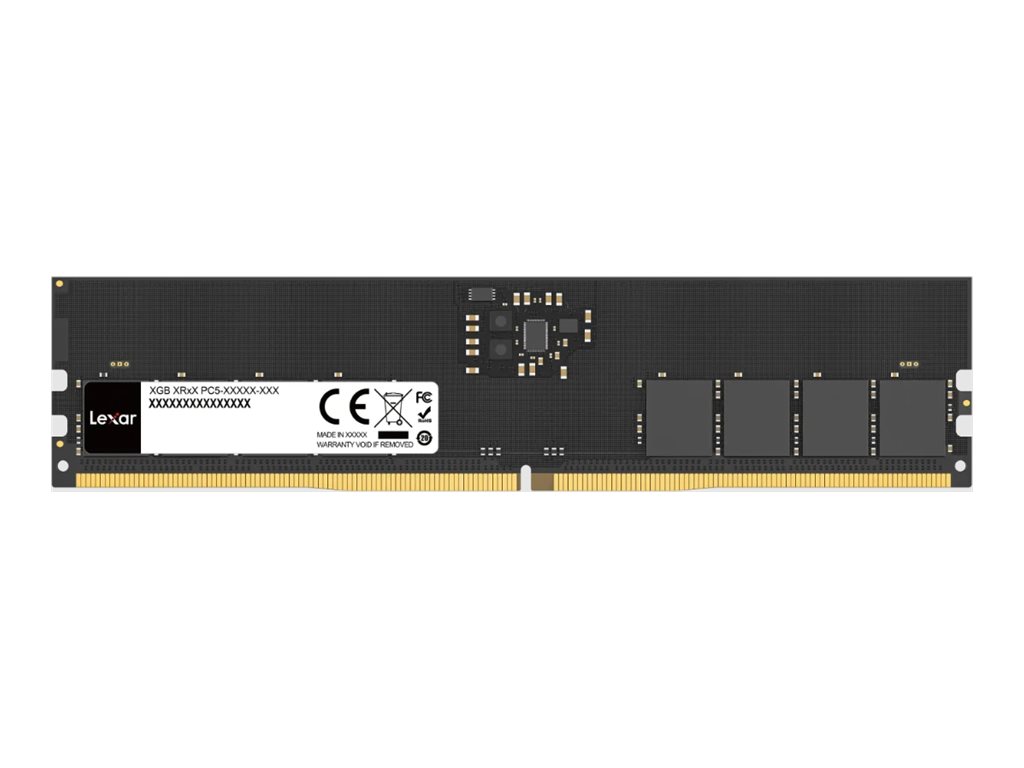 Lexar - Desktop Memory - LD5U16G56C46ST-BGS - 16 GB - DDR5 - 5600 MHz - PC/server - Registered No - ECC Yes
