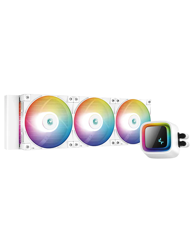 Deepcool - LS720 A-RGB - CPU Liquid Cooler - White - Intel, AMD
