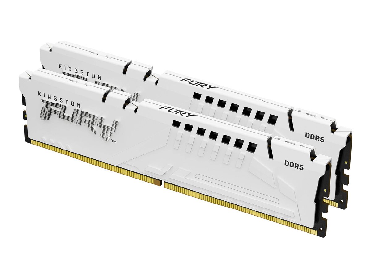 Kingston KF560C30BWEK2-32 32GB 6000MT/s DDR5 CL30 DIMM (Kit of 2) FURY Beast White EXPO - Kingston