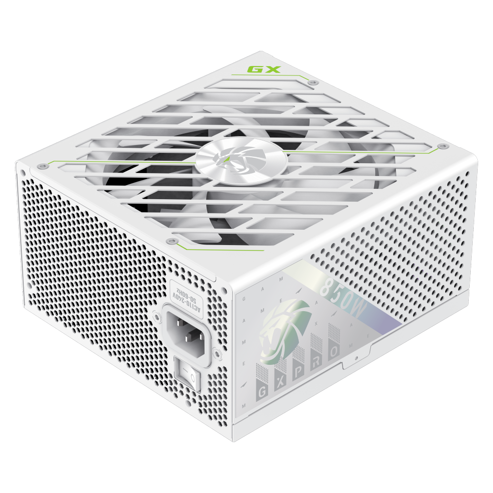 Gamemax PSU - GX PRO 850G WH - 850 W - Gold - Modular
