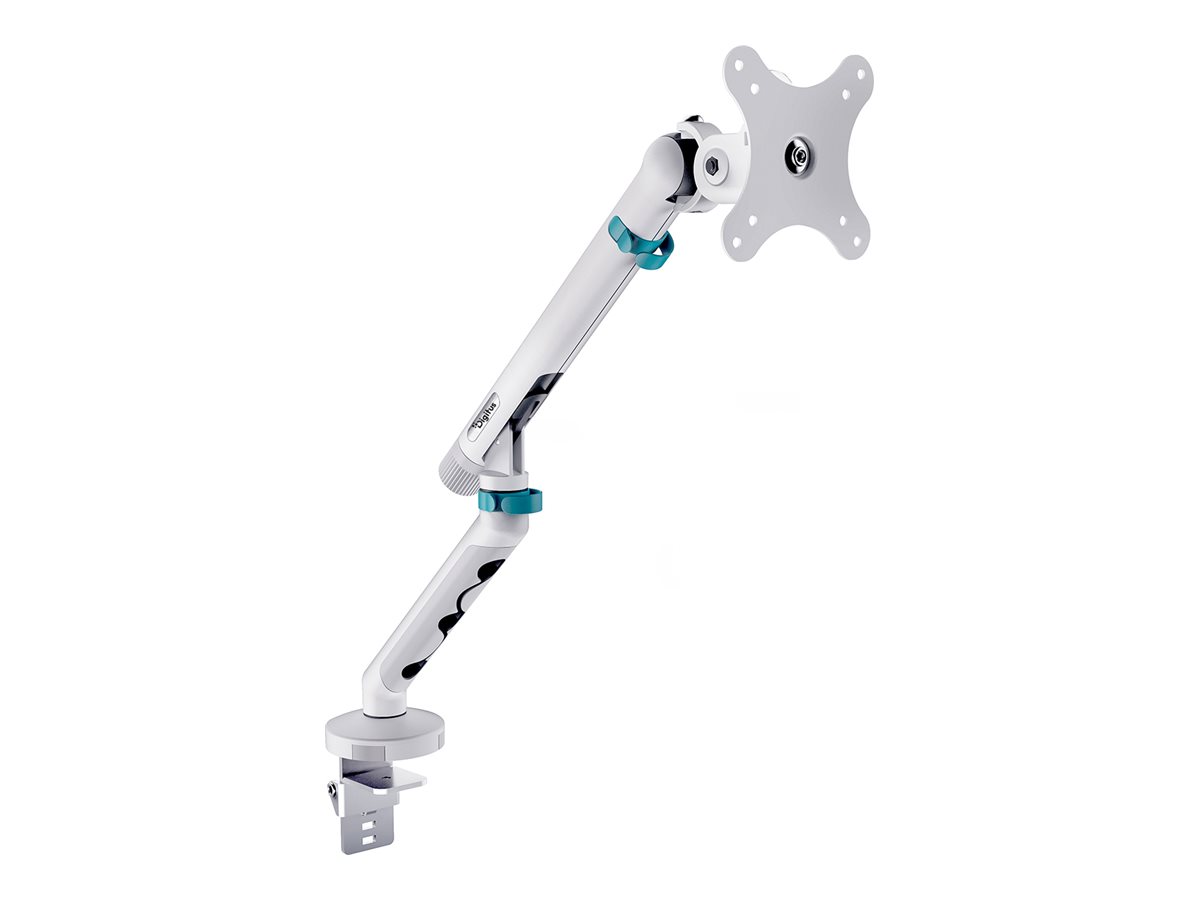 Digitus Desk Mount - Tilt, rotation, pivot - Single design monitor mount - 35 " - Maximum weight (capacity) 10 kg - White