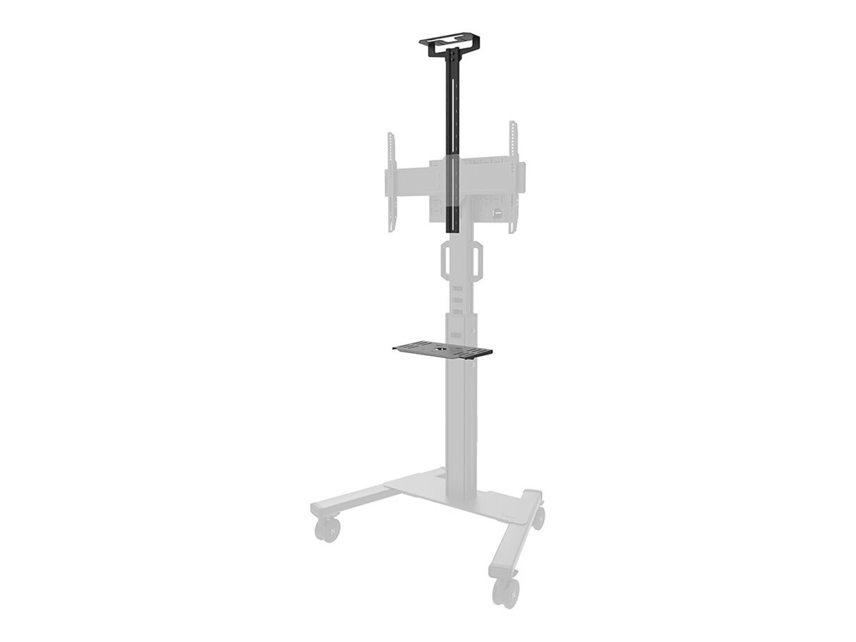 Neomounts AV1-825BL Videobar and multimedia kit - universal - Adjustable Height - Maximum weight (capacity) 9 kg - Black