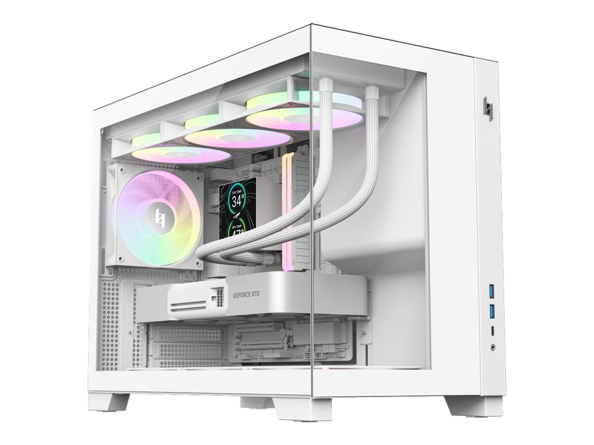 Gamemax Case - NEX C33 WH - MATX/BTF