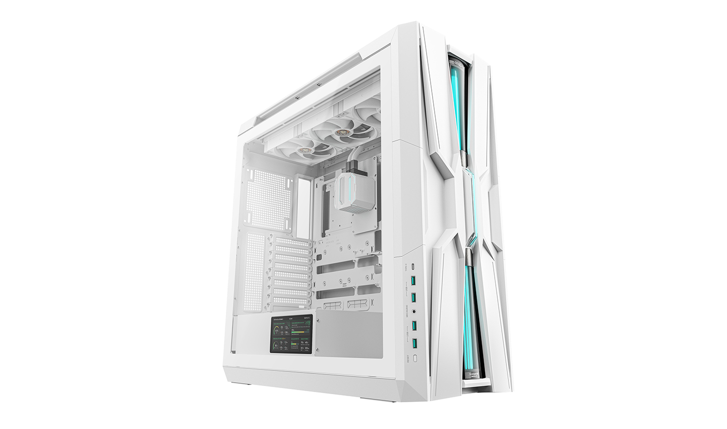 Deepcool Integrated Liquid Cooling Case - GENOME III - Full-Tower - ATX PS2 (maximum length: 180mm) - White