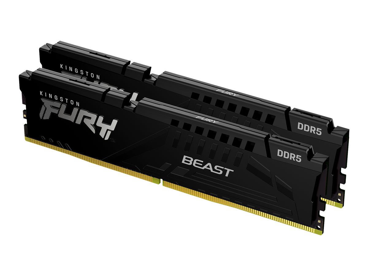 Kingston - Fury Beast - 2x8 GB - DDR5 - 6000 MHz - PC/server - Registered No - ECC Yes