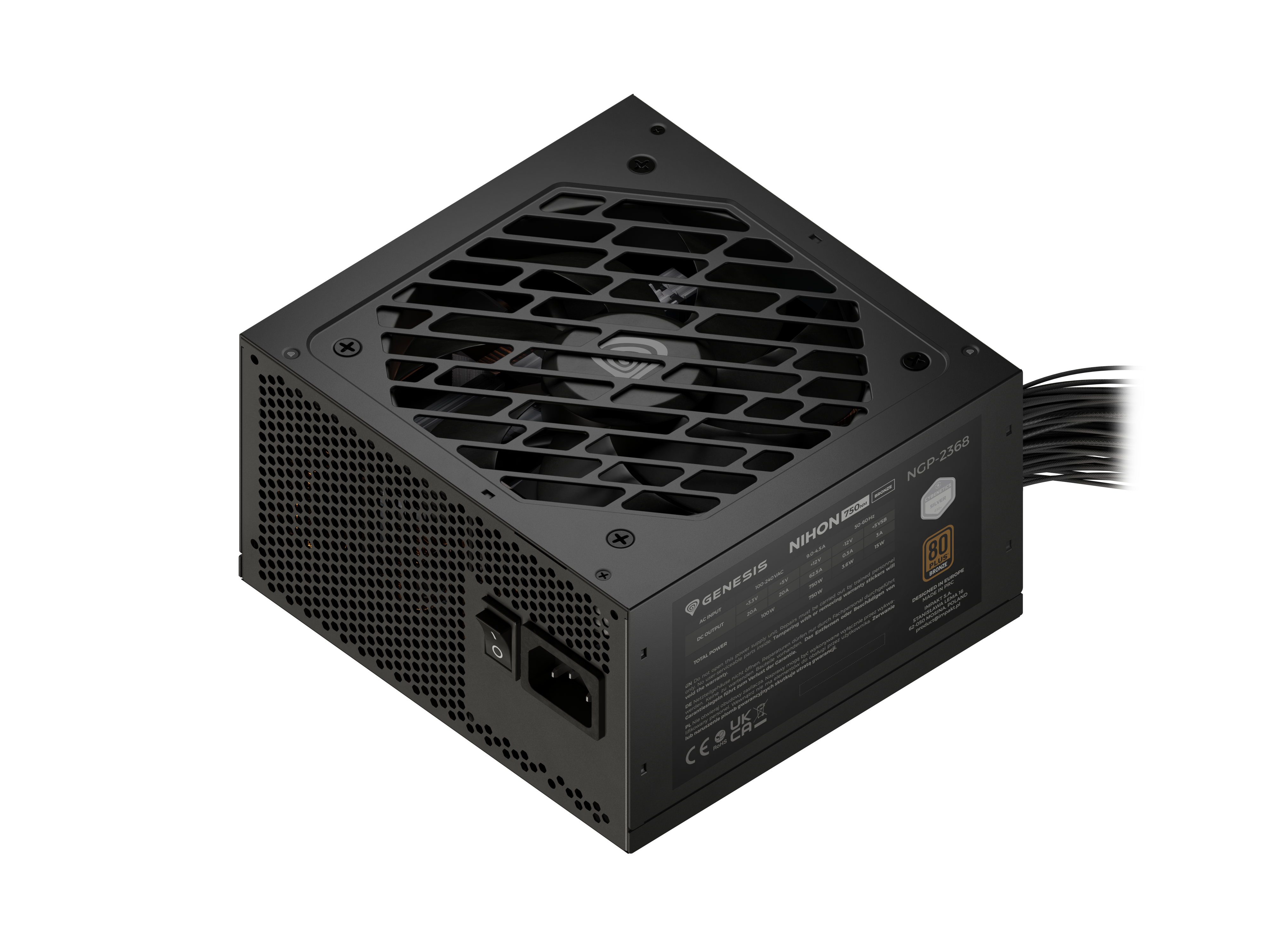 Genesis - PSU - Nihon 750NM - 750 W - Black