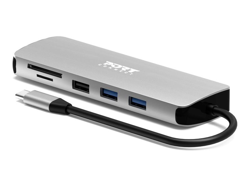 PORT DESIGNS Docking Type C 9 In 1 - 1 X 4K HDMI - Pd 85W - Retail Btoc Only - PORT CONNECT