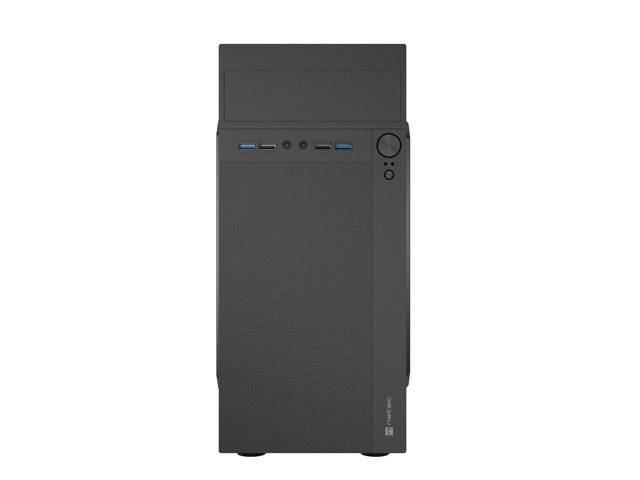Natec - PC Case - Helix Matx - Mini Tower - ATX - Black