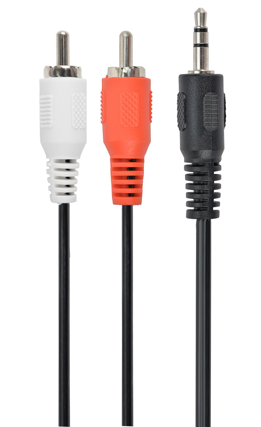 CABLE AUDIO 3.5MM TO 2RCA 5M/CCA-458-5M GEMBIRD