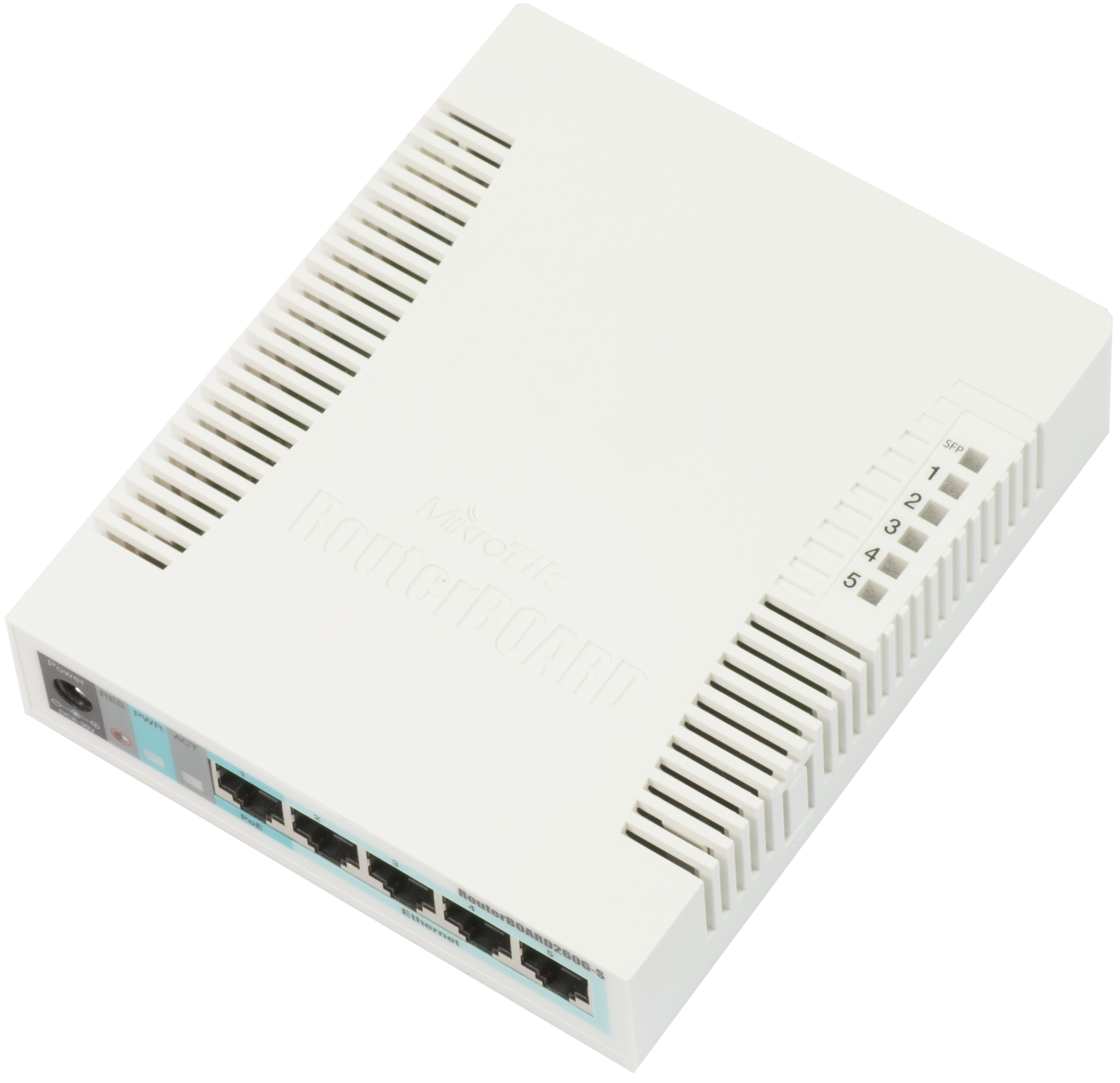MikroTik - Switch - RB260GS - Web managed - Desktop - SFP ports quantity SFP ports quantity 1 - Power over Ethernet (PoE) ports quantity 1 - 12 month(s)