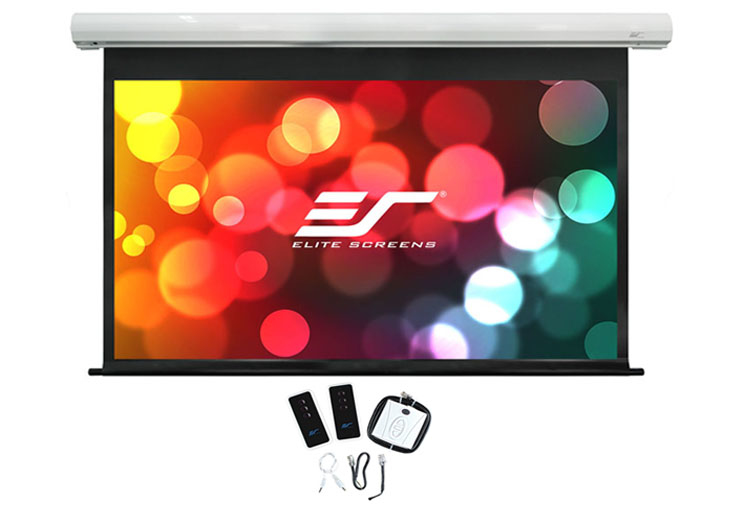 Elite Screens - Saker Series - SK100XHW-E12 - Diagonal 100 " - 16:9 - Viewable screen width (W) 221 cm - White
