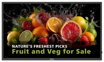 PHILIPS 75" UHD 24/7 600 NITS ANDROID SOC WIFI