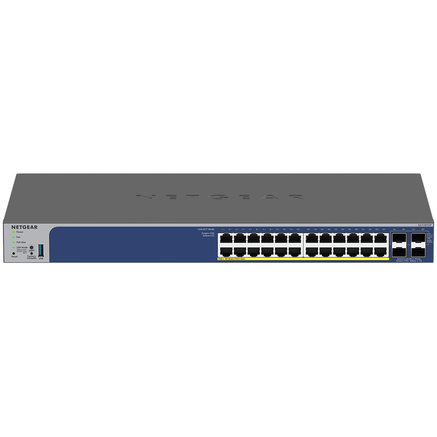 24P GE POE+ SMART SWTH W/10G SFP+
