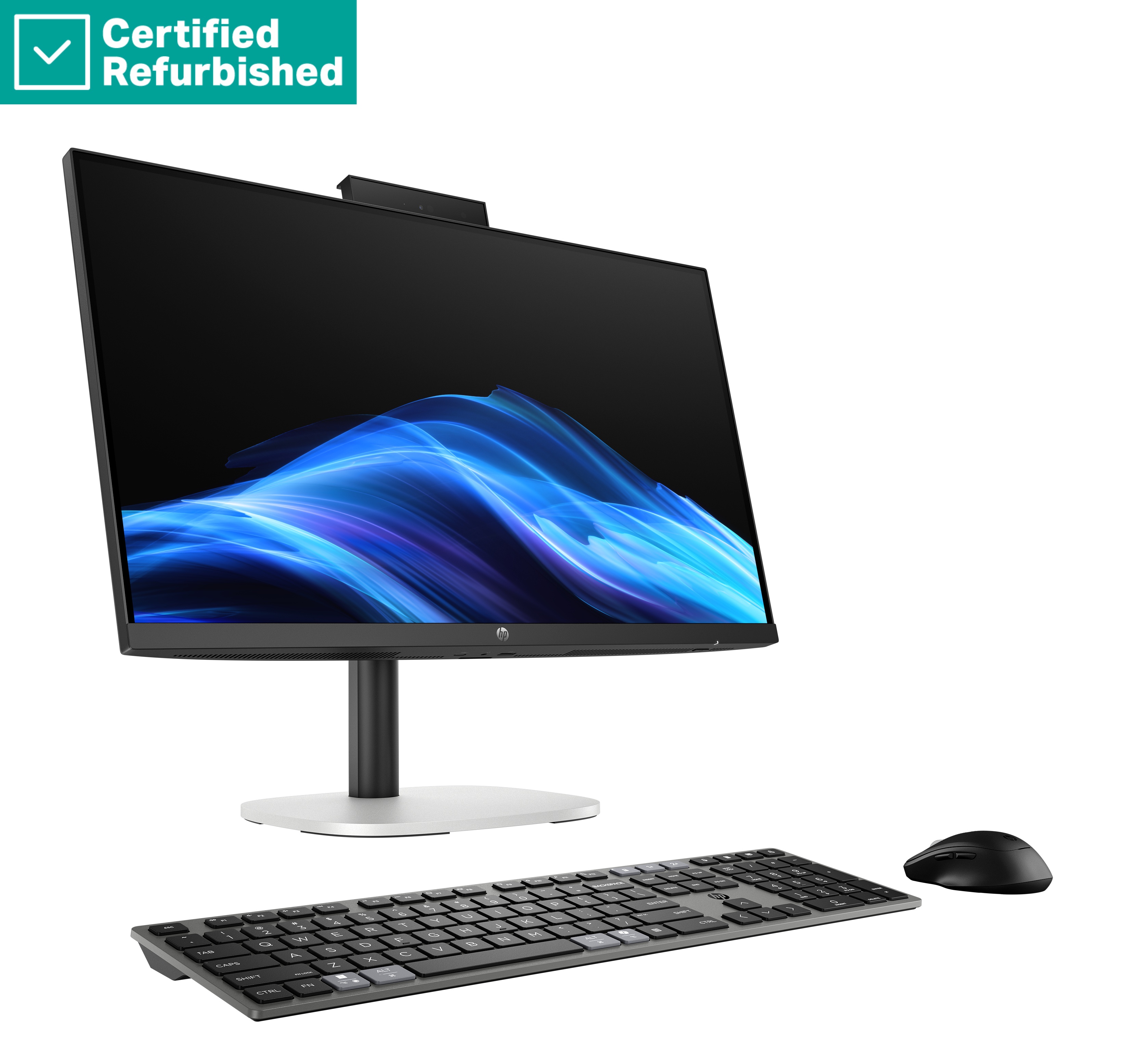RENEW SILVER HP ProStudio 4 AIO All-In-One 24 - Ultra 5-235, 24GB, 1TB SSD, 23.8 FHD Non-Touch AG, Height Adjustable, USB Mouse, Win 11 Pro, 1 years