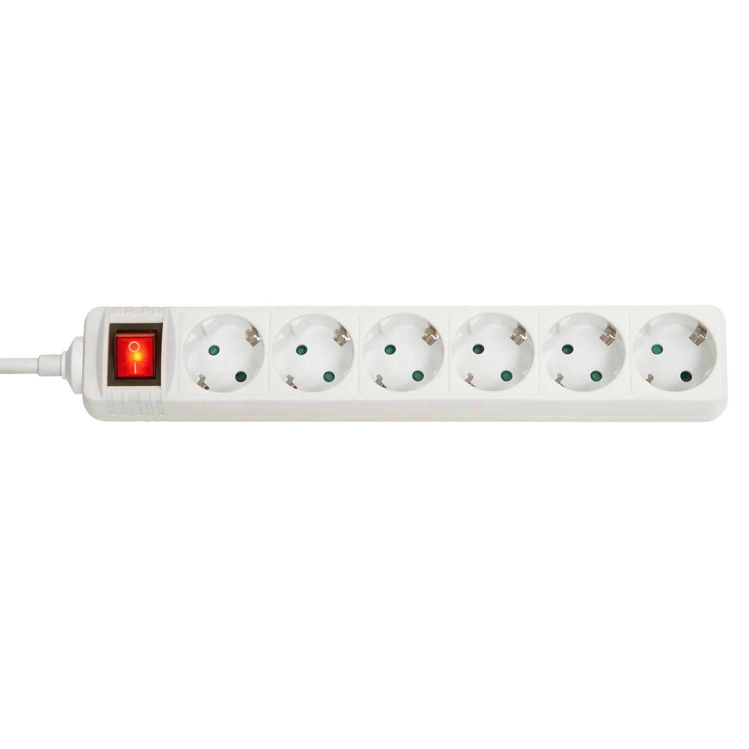 CABLE POWER EXTENSION 1.4M/6OUTL. 73103 LINDY