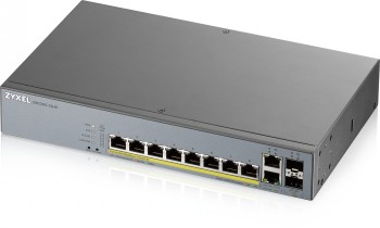 ZYXEL GS1350-12HP, 12 PORT MANAGED CCTV POE SWITCH, LONG RANGE, 130W (1 YEAR NCC PRO PACK LICENSE BUNDLED) (5Y WARRANTY)
