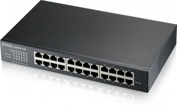 ZYXEL GS1915-24E, 24-PORT GBE SMART SWITCH, HYBRID MODE, STANDALONE OR NEBULAFLEX CLOUD, RACKMOUNT, FANLESS (5Y WARRANTY)