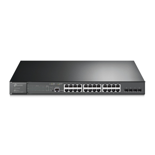 TP-LINK - L2 Managed Switch - TL-SG3428MP - Managed L2+ - Rackmountable - SFP ports quantity 4 - Power supply type Single