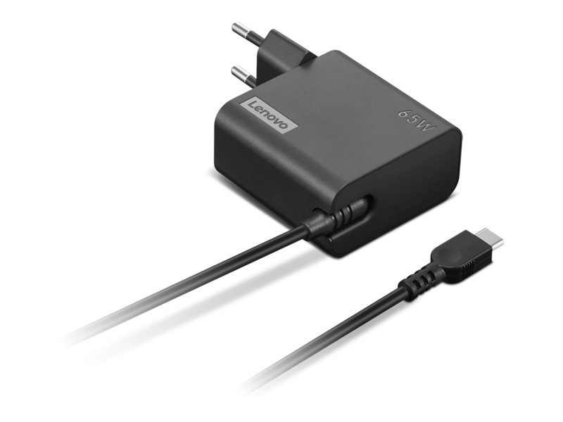 Lenovo - 65W USB-C Wall Adapter - Power Adapter - USB-C - 20 V