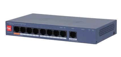 Switch|DAHUA|CS4009-8ET1GT-60|Switch type Managed|Switch layer L2|9xRJ-45 ports|RJ-45 Ports Type Gigabit Ethernet (10/100/1000)|8xFast Ethernet (copper) ports quantity|1xGigabit Ethernet (copper) ports quantity|Power over Ethernet (PoE) Yes|CS4009-8ET1GT-
