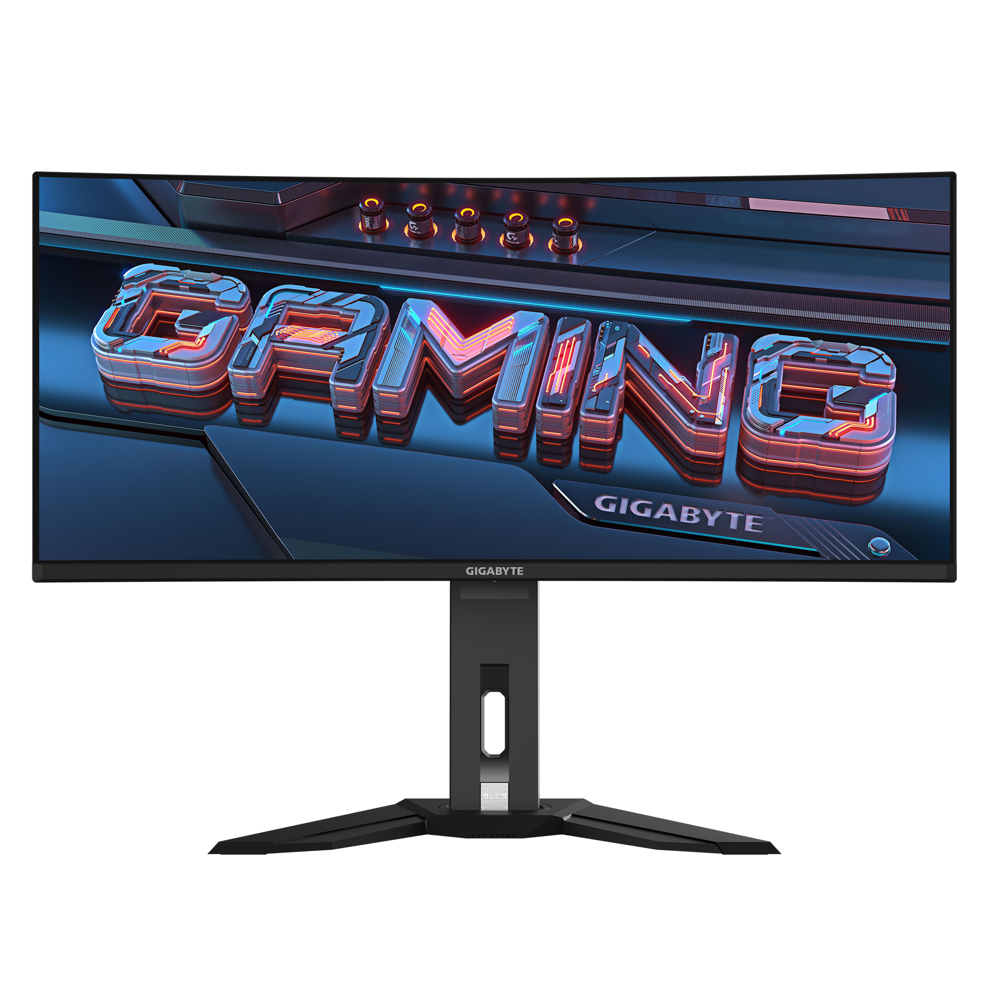 Gigabyte - MO34WQC2 EK1 - 34 " - OLED - WQHD - 240 Hz - 0.03 ms - 3440 x 1440 pixels - 250 cd/m² - HDMI ports quantity 2