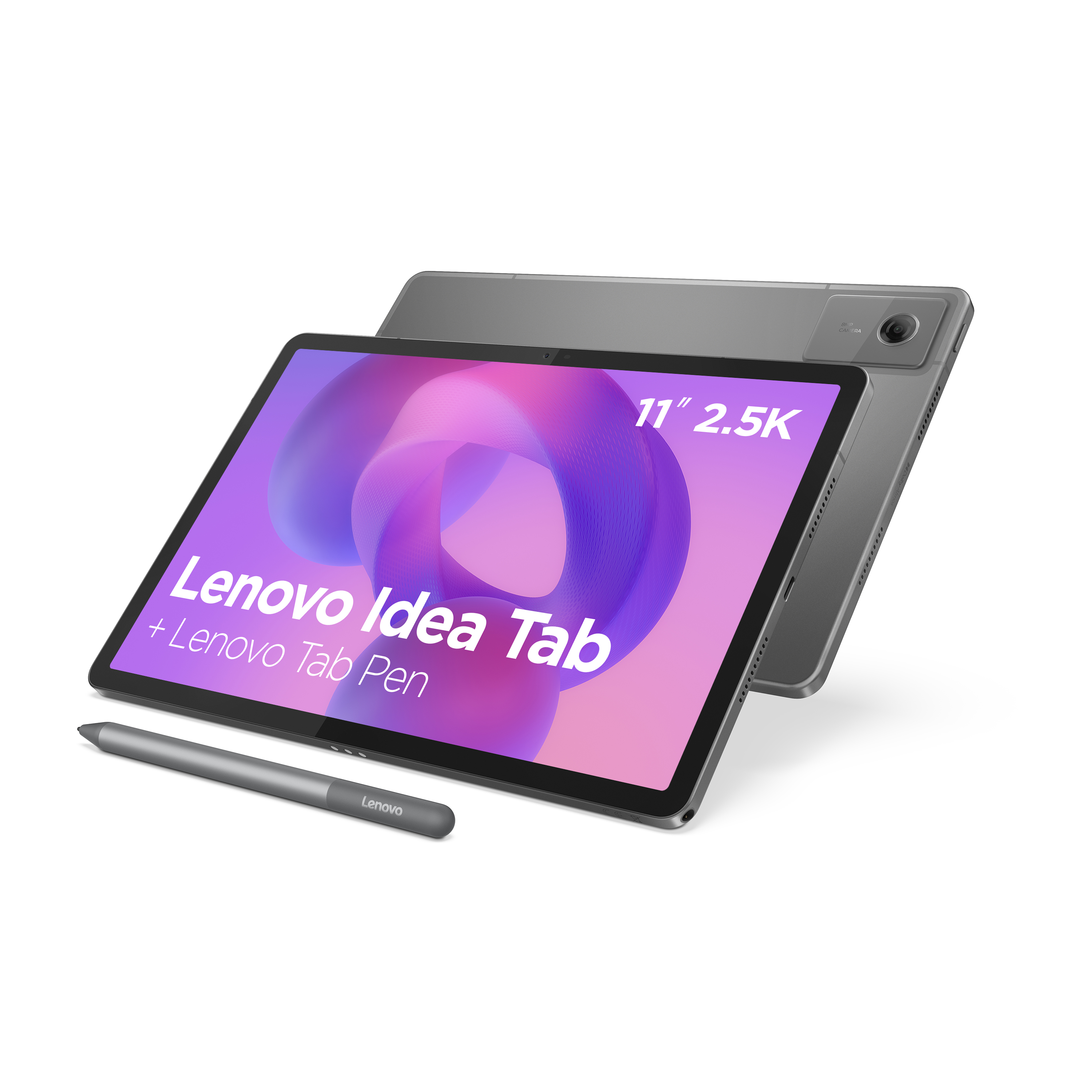Lenovo Idea Tab 5G LTE (w/o power adapter) - ZAFM0112SE - 11 " - Luna Grey - IPS - 2560 x 1600 pixels - MediaTek - Dimensity 6300 - 8 GB - Soldered LPDDR4x - 128 GB - 3G - 4G - 5G - Wi-Fi - Front camera - 5 MP - Rear camera - 8 MP - Bluetooth - 5.2 - Andr