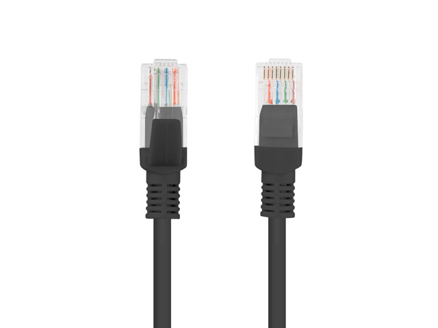 Lanberg - Patchcord CAT.5E UTP Fluke Passed - PCU5-10CC-2000-BK - 20 m - Black