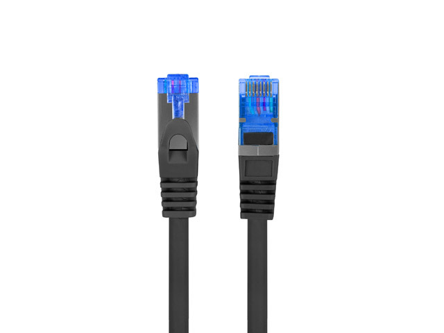 Lanberg - Patchcord Cat.6A S/FTP LSZH CCA - PCF6A-10CC-0300-BK - 3 m - Black
