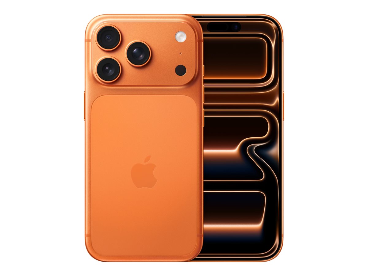 Apple - iPhone 17 Pro - Cosmic Orange - 6.3 " - Super Retina XDR display - 2622 x 1206 pixels - A19 Pro - Internal RAM 12 GB - 256 GB - Dual SIM - 5G - Main camera resolution 48+48+48 MP - Secondary camera resolution 18 MP - iOS