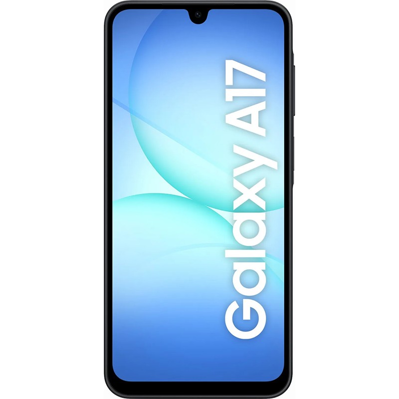 Samsung - Galaxy - A17 - Black - 6.7 " - Super AMOLED - 1080 x 2340 pixels - Mediatek - Helio G99 - Internal RAM 4 GB - 128 GB - Dual SIM - microSD - 4G - Main camera resolution 50 MP - Secondary camera resolution 5 MP - Android - 15 - 5000 mAh