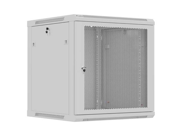 Lanberg Wall mounted installation cabinet 19" 12U 600X600 - WF01-6612-23S - Grey