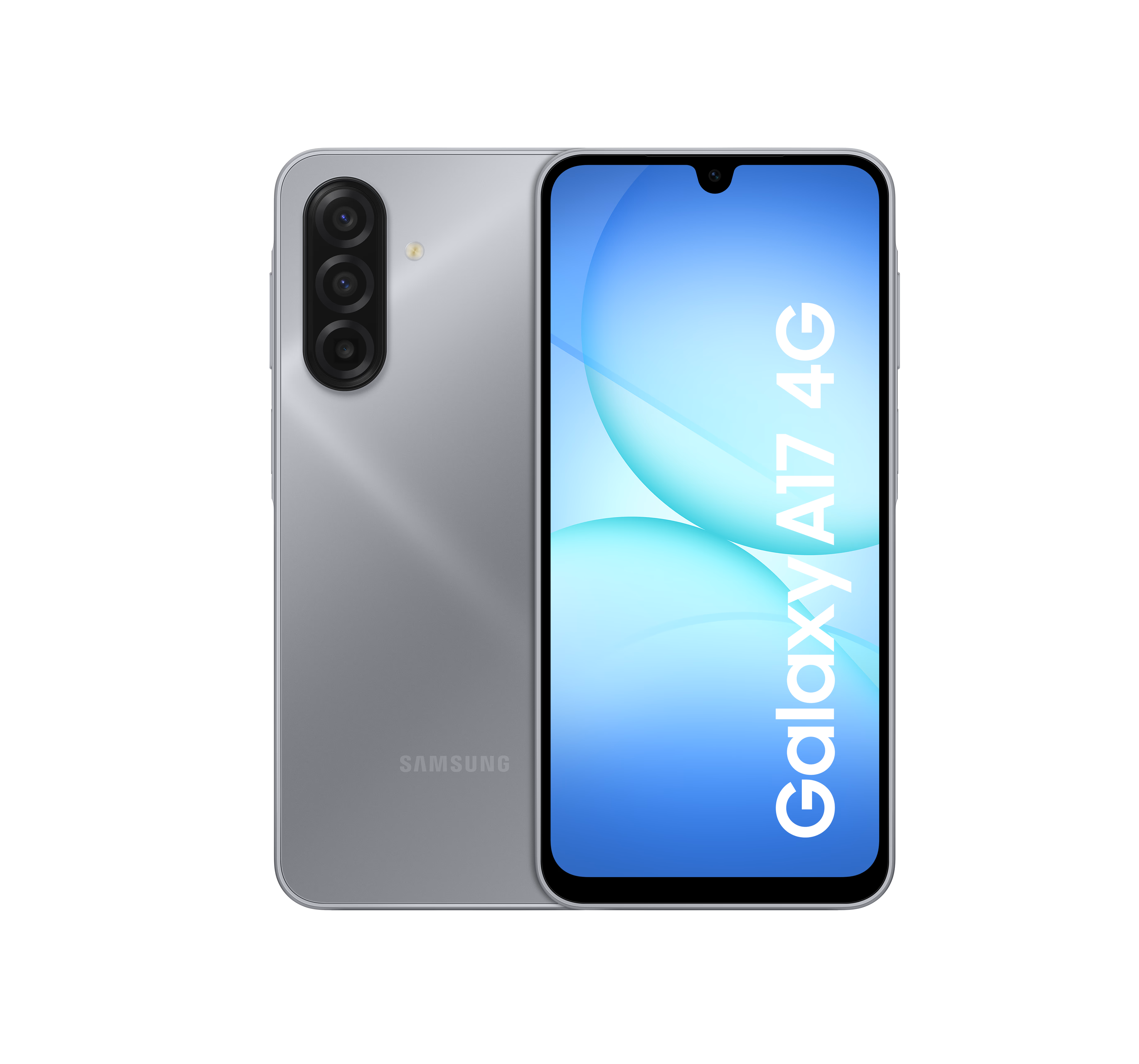 Samsung - Galaxy - A17 (A175) - Grey - 6.7 " - Super AMOLED - 1080 x 2340 pixels - Mediatek - Helio G99 - Internal RAM 4 GB - 128 GB - Dual SIM - MicroSD - 3G - 4G - Main camera resolution 50 MP - Secondary camera resolution 5 MP - Android - 15 - 5000 mAh