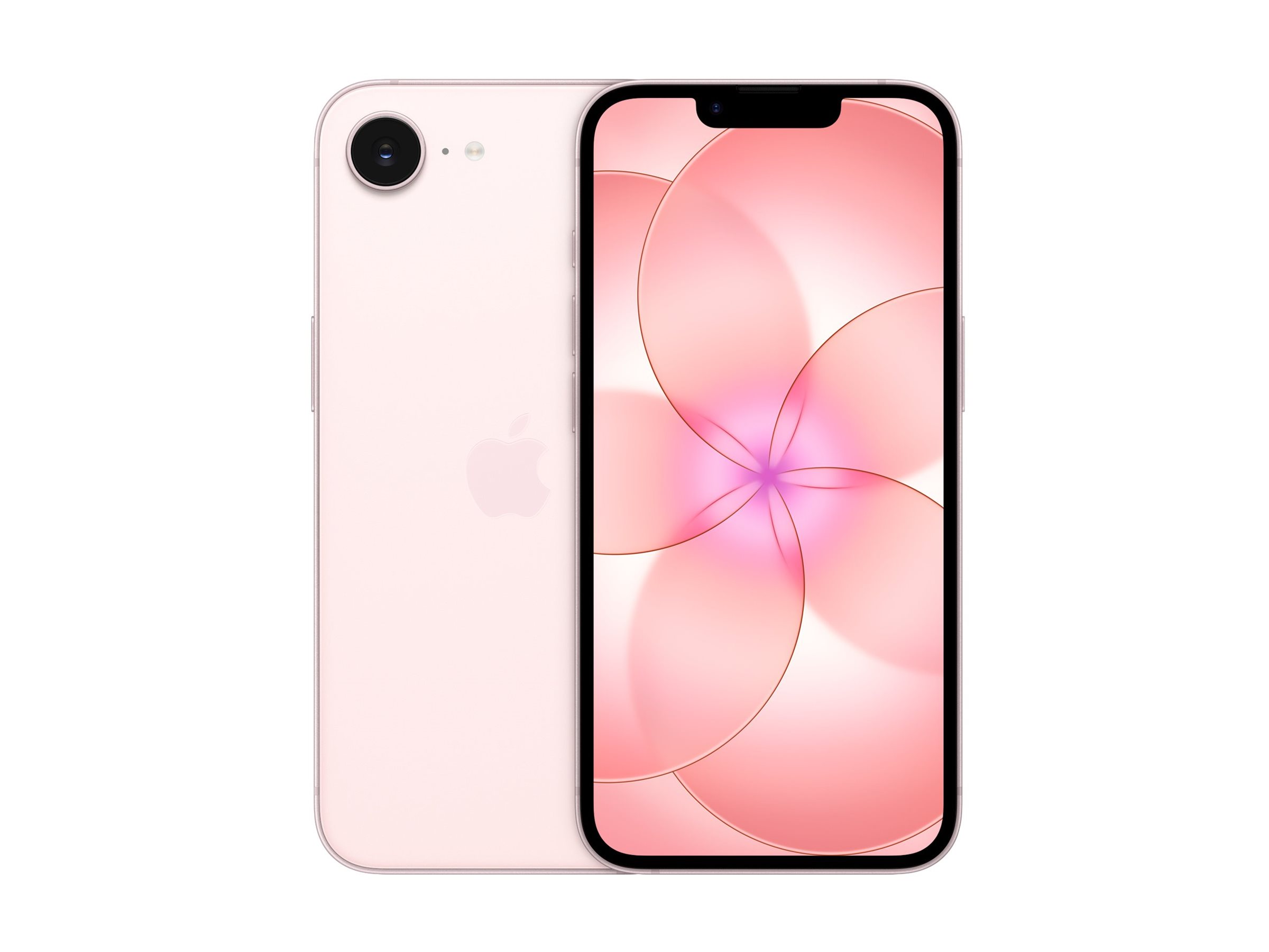 Apple - iPhone 17e - Soft Pink - 6.1 " - 2532 x 1170 pixels - A19 - Internal RAM 8 GB - 256 GB - Dual SIM - Nano SIM - 4G - 5G - Main camera resolution 48 MP - iOS - Secondary camera resolution 12 MP - 26
