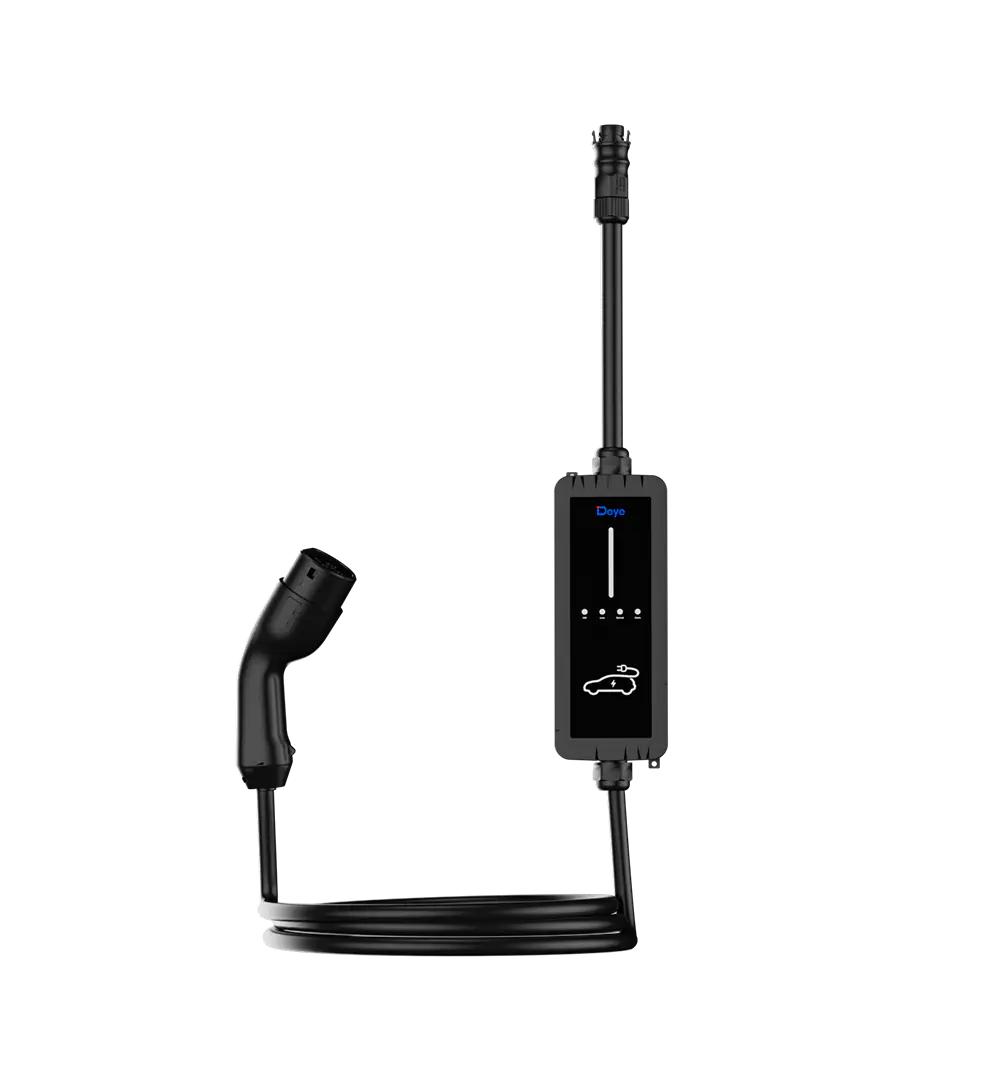 Deye EV Charger AC Three-Phase 400V - SUN-EVSE22K01-EU-AC - 22 kW - 4.2 m - Black