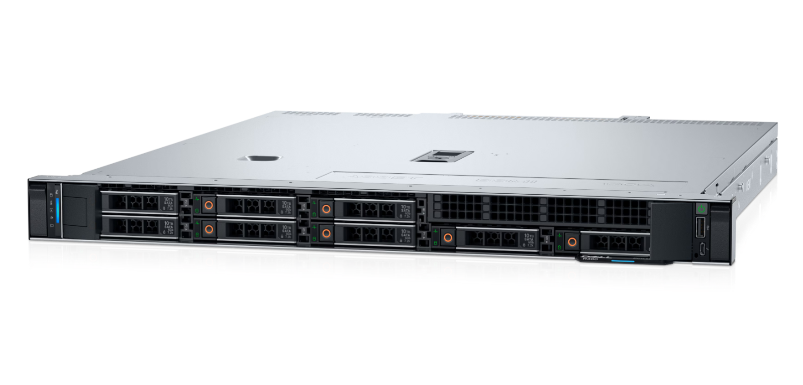 Dell PowerEdge - R360 - Rack (1U) - Intel Xeon 6 - 1 - 6315P - 4 - 4 - 2.8 GHz - 1x32GB/1x480GB - Up to 8 x 2.5" - PERC H355 - iDRAC9 Enterprise - Power supply 2x700 W - ReadyRails Sliding Rails - No OS - Warranty Basic NBD, 36 month(s)