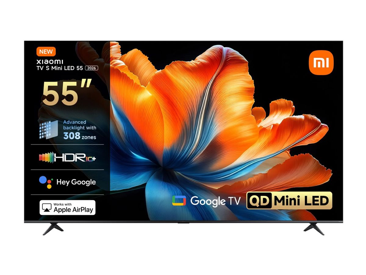 Xiaomi - S Mini LED 2026 - 55 - Smart TV - Google TV - 4K UHD - Dark Grey