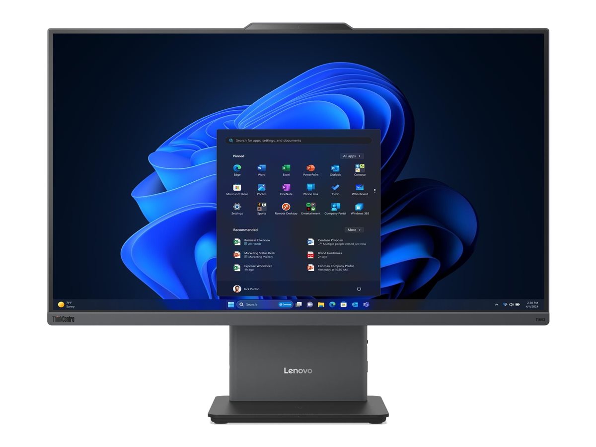 Lenovo ThinkCentre - neo 50a 24 G6 LNL - Desktop - AIO - 23.8 " - FHD - Intel Core Ultra 5 - 226V - Internal memory 16 GB - Soldered LPDDR5X - 512 GB - Intel Arc Graphics 130V - No Optical Drive - Keyboard language English - Windows 11 Pro - Warranty 36 m