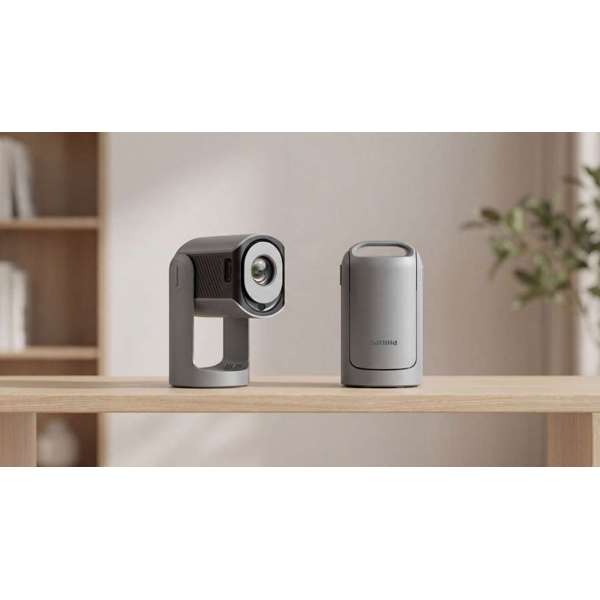 Philips NeoPix 156 Projector - HD ready (1280x720) - 150 ANSI lumens - Gray - Wi-Fi