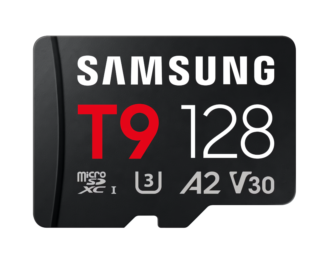 Samsung T9 - MicroSD Card - 128 GB - microSDXC - Flash memory class U3, V30, A2