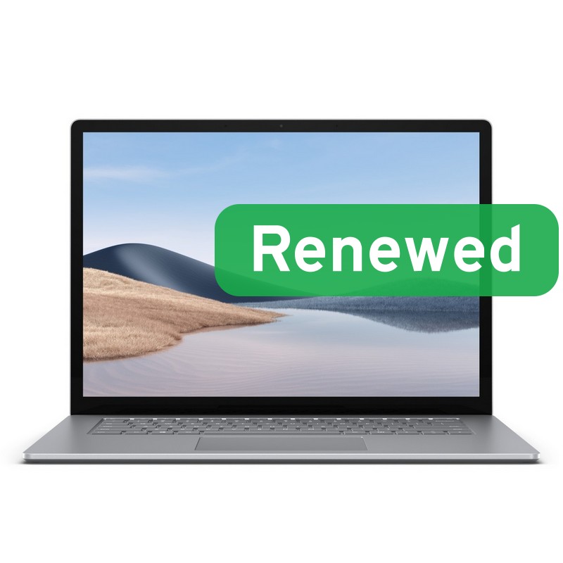 Microsoft Renewed Grade A - Surface Laptop 4 Platinum - 15 " - i7-1185G7 - 8 GB - SSD - 256 GB - Intel Iris Xe Graphics - Windows 11 Pro - Keyboard language US