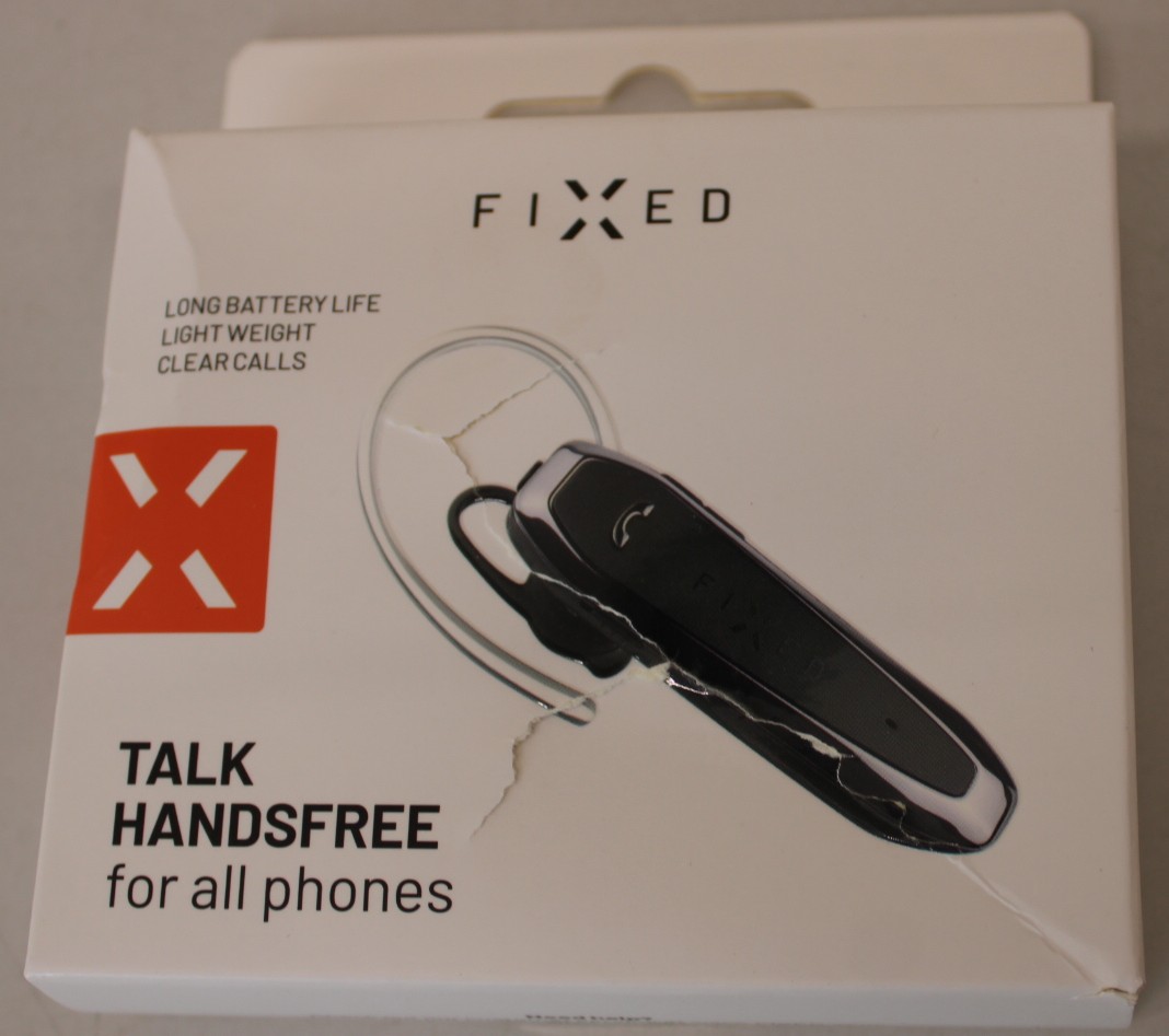 SALE OUT. - Fixed Talk 2 - Hands free device - 13.2 g - Black - DAMAGED PACKAGING