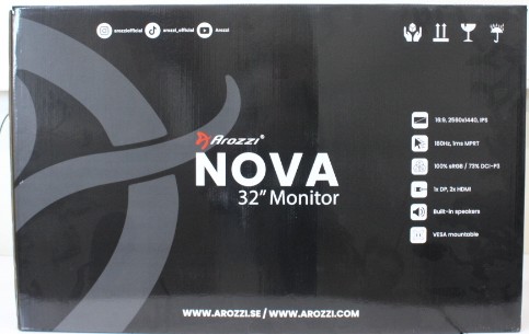 SALE OUT. Arozzi Nova 32" IPS, 180Hz, Computer Monitor - Forest Green - SALE OUT. Arozzi - Nova - 32 " - IPS - QHD - 16:9 - 180 Hz - 1 ms - 2560 x 1440 pixels - 300 cd/m² - HDMI ports quantity 2 - Forest Green - Warranty 24 month(s) - DEMO