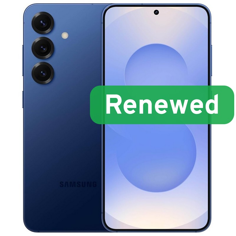 Samsung Renewed - Grade B - Galaxy S25 - 128 GB - Navy - 5G - O - Samsung Renewed