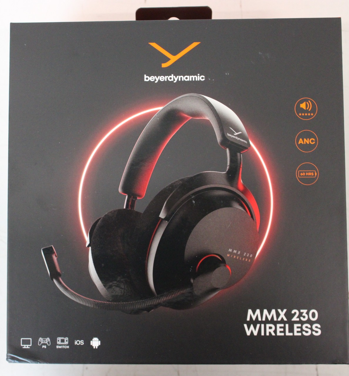 SALE OUT. Beyerdynamic MMX 230 Black Bluetooth ANC Headphones, Wireless - SALE OUT. Headphones - MMX 230 - Bluetooth - Over-Ear - Microphone - Black - Noise canceling - DEMO, MISSING USB ADAPTER - Warranty 24 month(s) - Wireless
