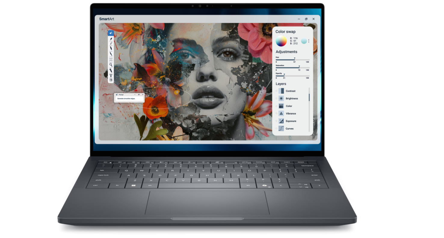 Dell Pro Precision 7 14 PW714260 - 14 " - FHD+ - 1920 x 1200 pixels - Anti-glare - Intel Core Ultra 7 - 366H - 32 GB - LPDDR5x - Solid-state drive capacity 1000 GB - NVIDIA RTX PRO 2000 Blackwell - GDDR7 - 8 GB - Windows 11 Pro - Keyboard language English