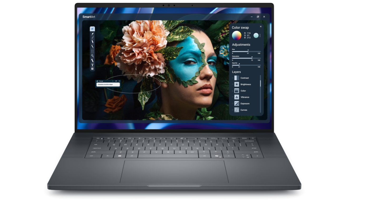 Dell Pro Precision 7 16 PW716260 - 16 " - FHD+ - 1920 x 1200 pixels - Anti-glare - Intel Core Ultra 9 - 386H - 32 GB - LPDDR5x - Solid-state drive capacity 1000 GB - NVIDIA RTX PRO 2000 Blackwell - GDDR7 - 8 GB - Windows 11 Pro - Keyboard language English