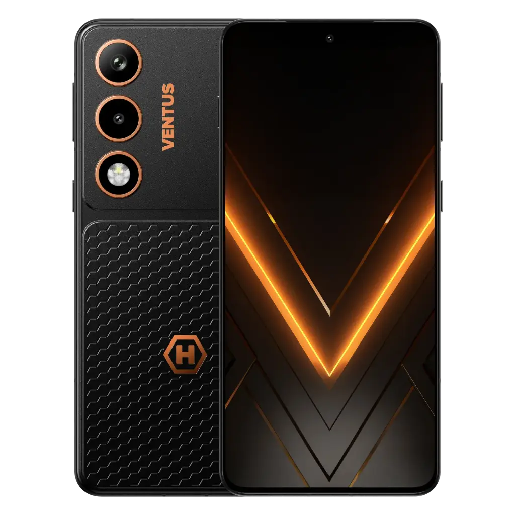 Hammer Ventus 5G - Smartphone - Black - 6.77 " - AMOLED - 2392 x 1080 pixels - MediaTek - Dimensity 7100 - Internal RAM 8 GB - 256 GB - Dual SIM - 3G - 4G - 5G - Main camera resolution 108 MP - Android - Secondary camera resolution 32 MP - 16 - 5000 mAh