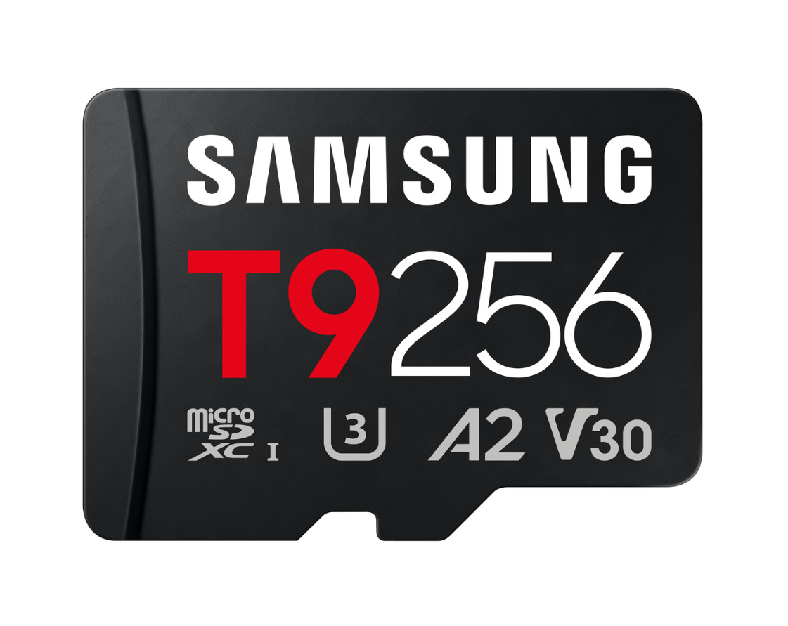 Samsung microSDXC UHS-I Card - T9 - 256 GB - microSD - Flash memory class U3, V30, A2